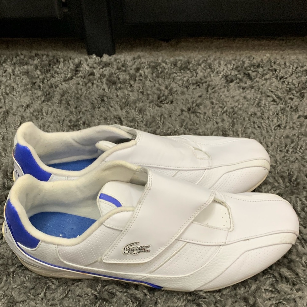 Lacoste Radium, Wht/Blu, Size 10 View 3